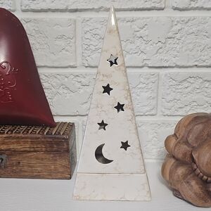 Vintage Partylite Moon And Stars Candle Holder